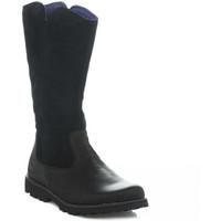 Timberland Junior Black Skyhaven Tall Boots girls\'s Children\'s High Boots in black