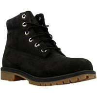 timberland 6 inch boyss childrens mid boots in black