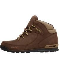 Timberland Mens Euro Rock Hiker Nubuck Boots Brown