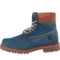 timberland mens heritage 6 inch boots faded denim