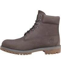 Timberland Mens 6 Inch Premium Boots Dark Grey