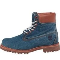 timberland mens heritage 6 inch boots faded denim