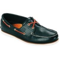 Timberland Classic 2-Eye Boat Shoe - Navy Smooth 74036