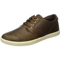 timberland fulk low profile oxford dark brownfull grain