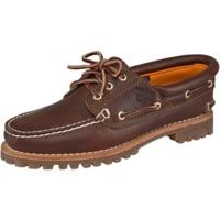 Timberland Women\'s Heritage Noreen 3-Eye Boat Shoe (51304) brown smooth