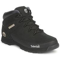 timberland euro sprint mens mid boots in black