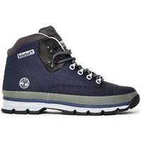 timberland euro hiker jacquard boot blue mens low ankle boots in blue