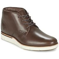 timberland preston hills chukka mens shoes high top trainers in brown