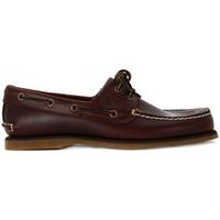 timberland cls2i boat rootbeer mens boat shoes in multicolour
