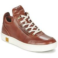 timberland amherst high top chukka mens shoes high top trainers in bro ...