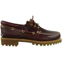Timberland Authentics 3-Eye Classic Lug men\'s Boat Shoes in purple
