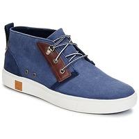 Timberland AMHERST CHUKKA men\'s Shoes (High-top Trainers) in blue