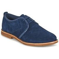 timberland brooklyn park leather ox mens casual shoes in blue