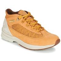 timberland kenetic fabric leather mens shoes trainers in yellow