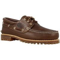 timberland trad hs 3 eye lug br brown mens loafers casual shoes in bro ...