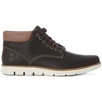timberland bradstreet chukka mens shoes high top trainers in brown