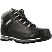 Timberland Euro Sprint Black SM Black men\'s Shoes (High-top Trainers) in Black