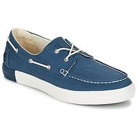 timberland newport bay 2 eye boat ox mens boat shoes in blue