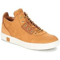Timberland AMHERST HIGH TOP CHUKKA men\'s Shoes (High-top Trainers) in BEIGE