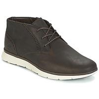 timberland franklin prk chukka mens shoes high top trainers in brown