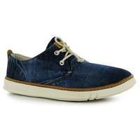 Timberland Ekhoksthand Ox Black Denim Trainers Mens