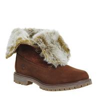 Timberland Fur Fold Down Boot COGNAC NUBUCK BURNISHED