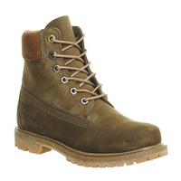 timberland premium 6 boot dark olive nubuck