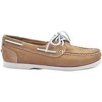 timberland classic boat womens loafers casual shoes in beige