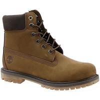 timberland 6 premium boot womens shoes high top trainers in brown