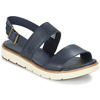 timberland bailey park slingback womens sandals in blue