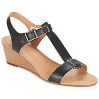 timberland sibbern t strap sandal womens sandals in black