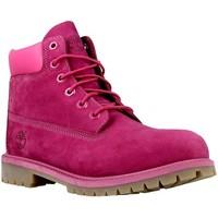 timberland 6 in premium wp boot pink womens mid boots in pink