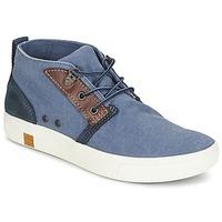 timberland amherst chukka womens mid boots in blue