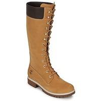 timberland womens premium 14in wp boot womens mid boots in brown