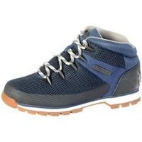 Timberland Chaussure A1G98 Euro Sprint Fabric Navy women\'s Shoes (High-top Trainers) in blue