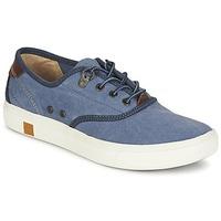 timberland amherst oxford womens shoes trainers in blue