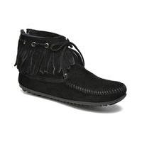 Tie Fringe Ankle Boot