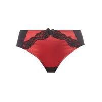 Tilly Red High Leg Knickers, Red