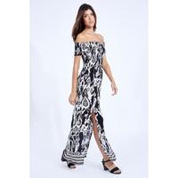 tie dye strap maxi dress