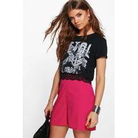 Tierra Woven Flippy Shorts - raspberry