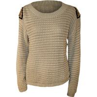 tia spike shoulder jumper stone