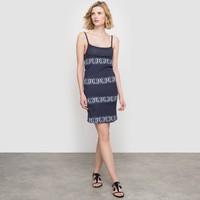 tie dye dress with shoestring straps