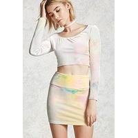 Tie-Dye Mini Skirt