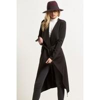 Tie Belt Italian Maxi Trench Coat Duster