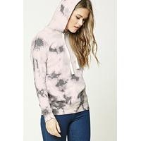 tie dye print hoodie