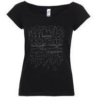Time 40 T-Shirt CITY NOIR women\'s T shirt in black