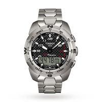 tissot mens t touch expert titanium alarm chronograph watch