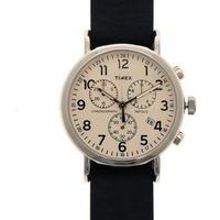 timex weekend chronograph watch