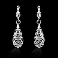 Titanium Steel Earring Drop Earrings Wedding/Party 2pcs