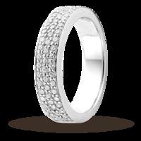 Ti Sento Cubic Zirconia Band Ring Size P